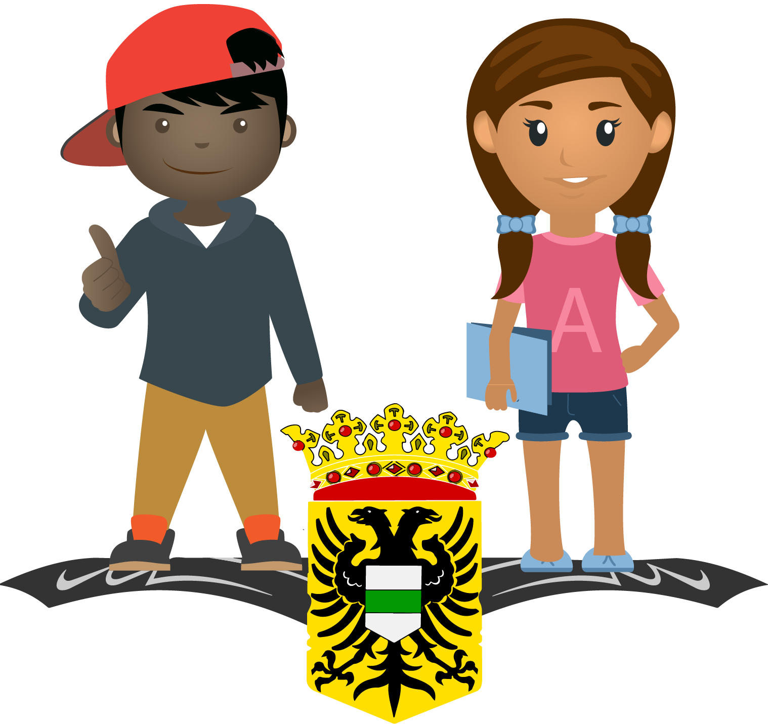 Het logo van kinderburgemeester